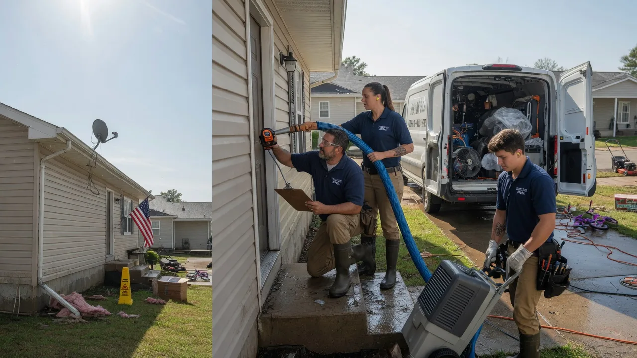 Ceiling Water Damage Restoration in Waterford, ME near me